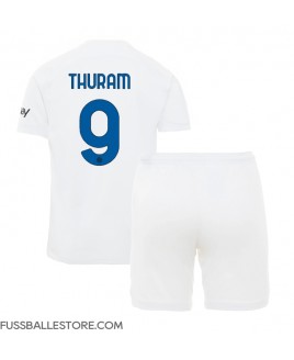 Günstige Inter Milan Marcus Thuram #9 Auswärts Trikotsatzt Kinder 2023-24 Kurzarm (+ Kurze Hosen)